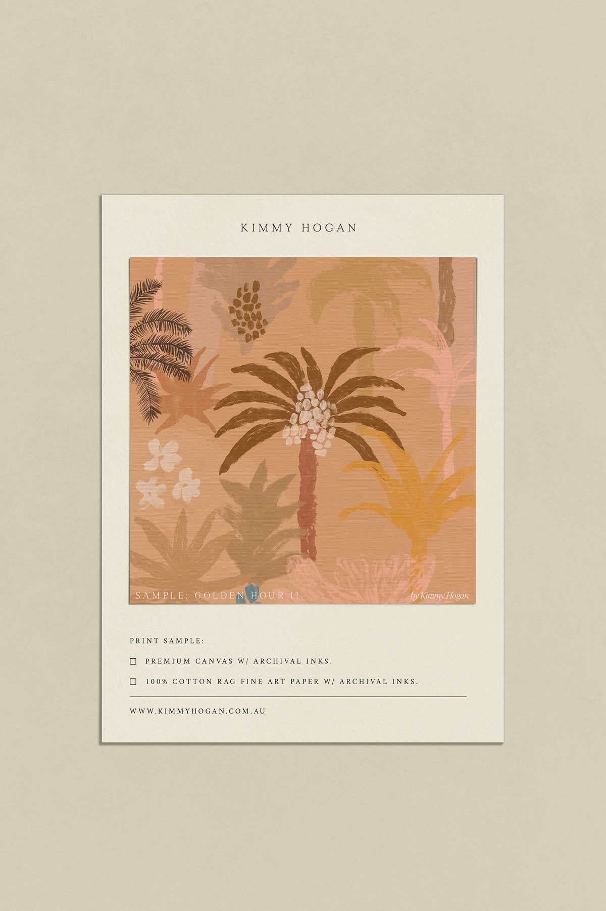 Artwork Sample: Golden Hour II