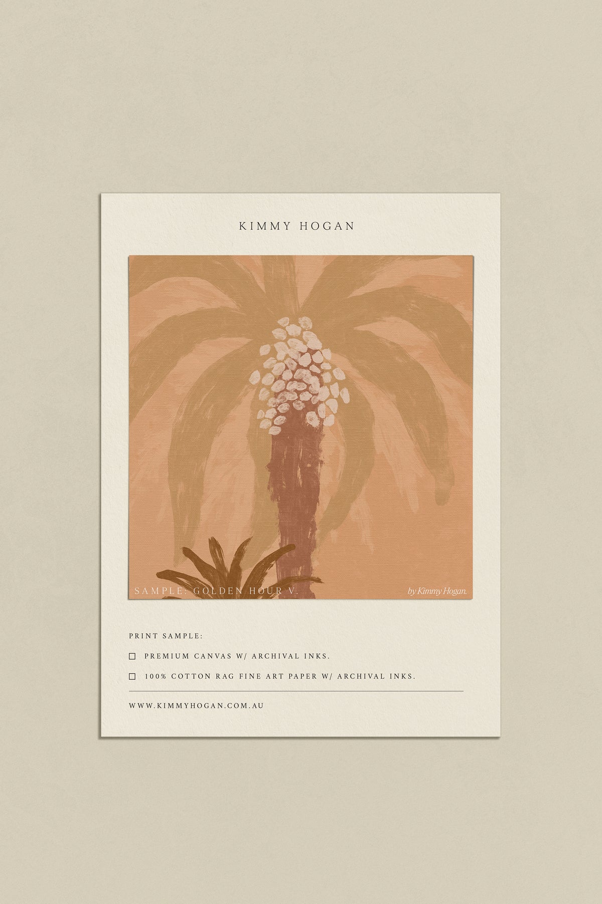 Artwork Sample: Golden Hour V