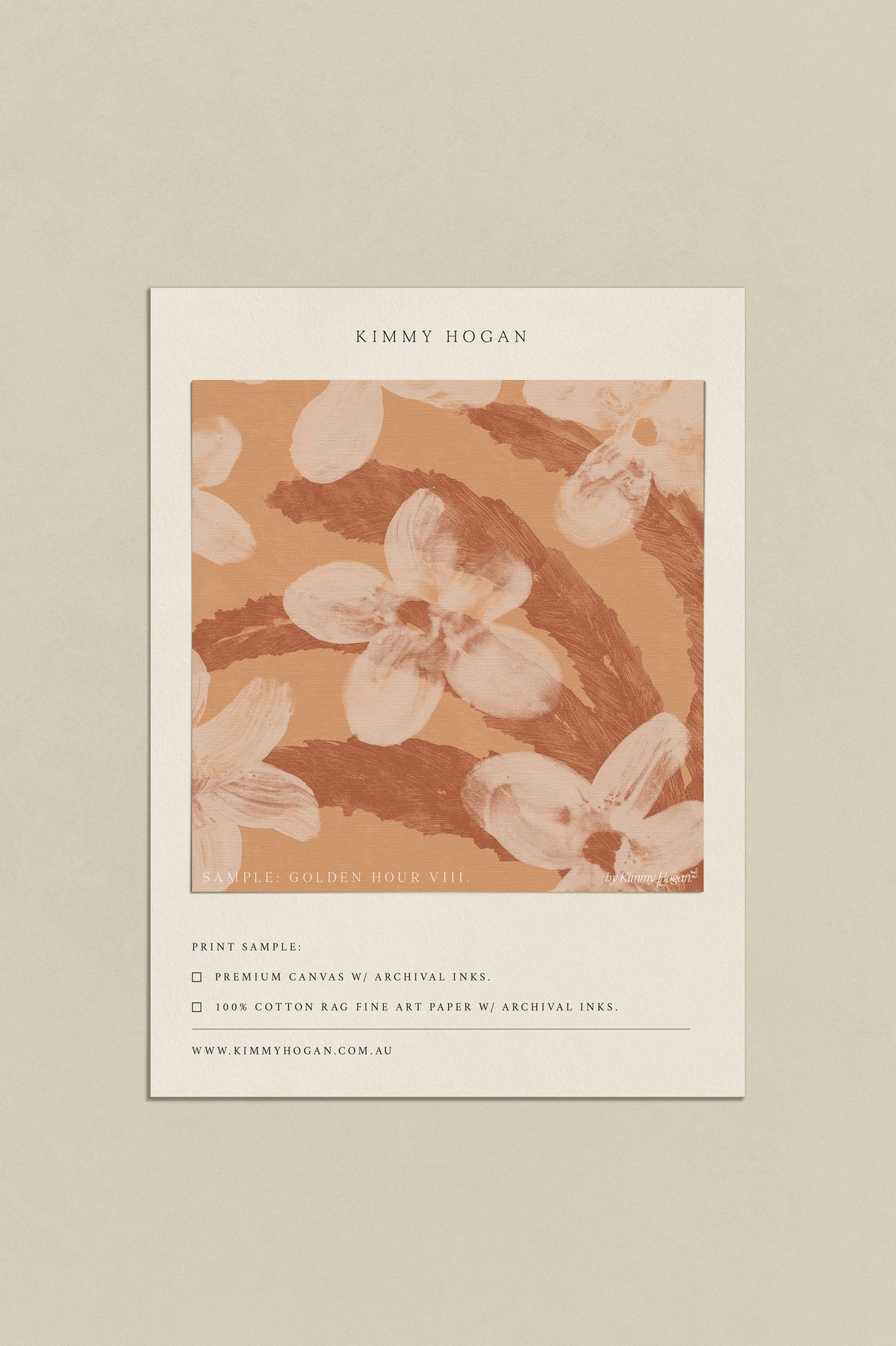 Artwork Sample: Golden Hour VIII