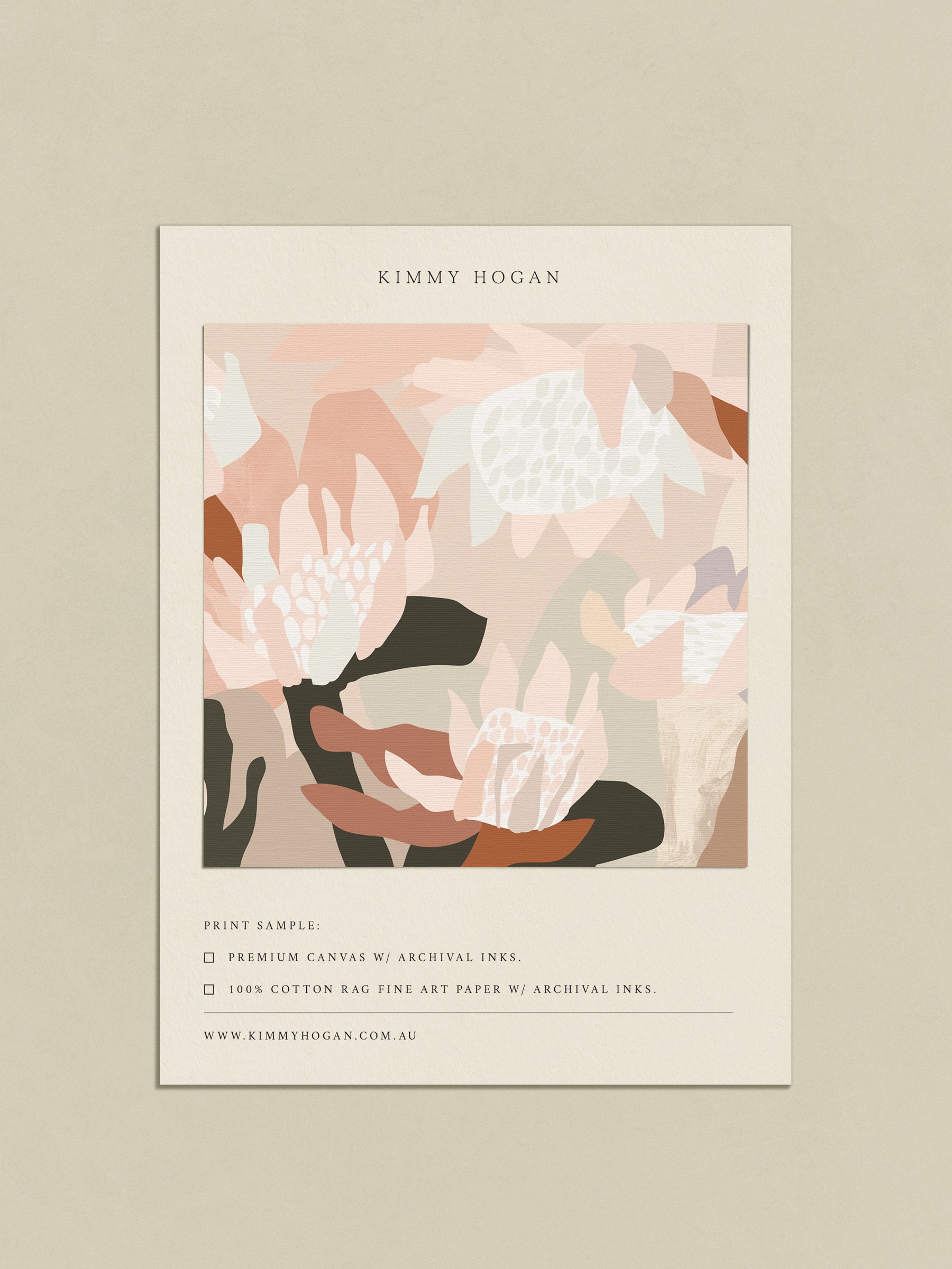 Artwork Sample: Honey Flower I.