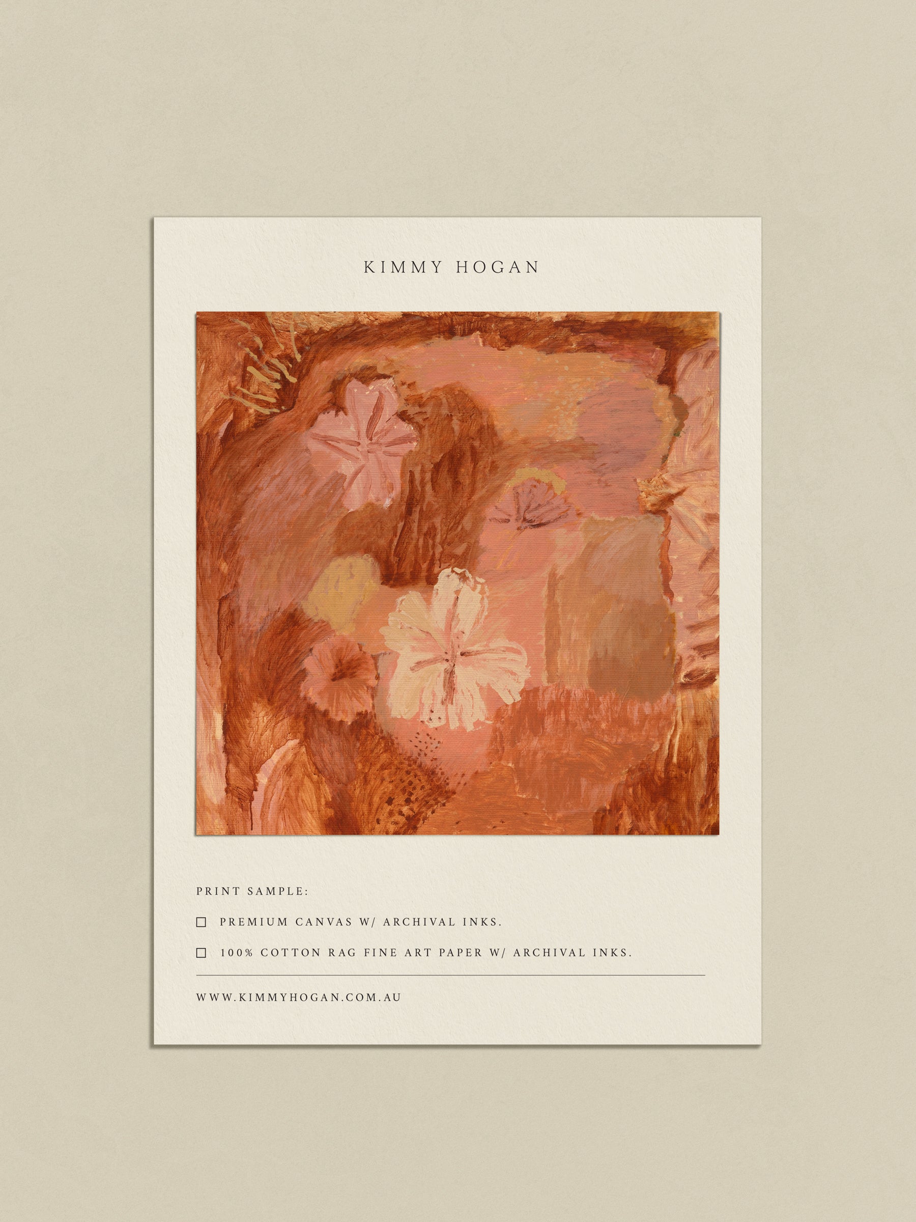 Artwork Sample: Head in the Flowers.