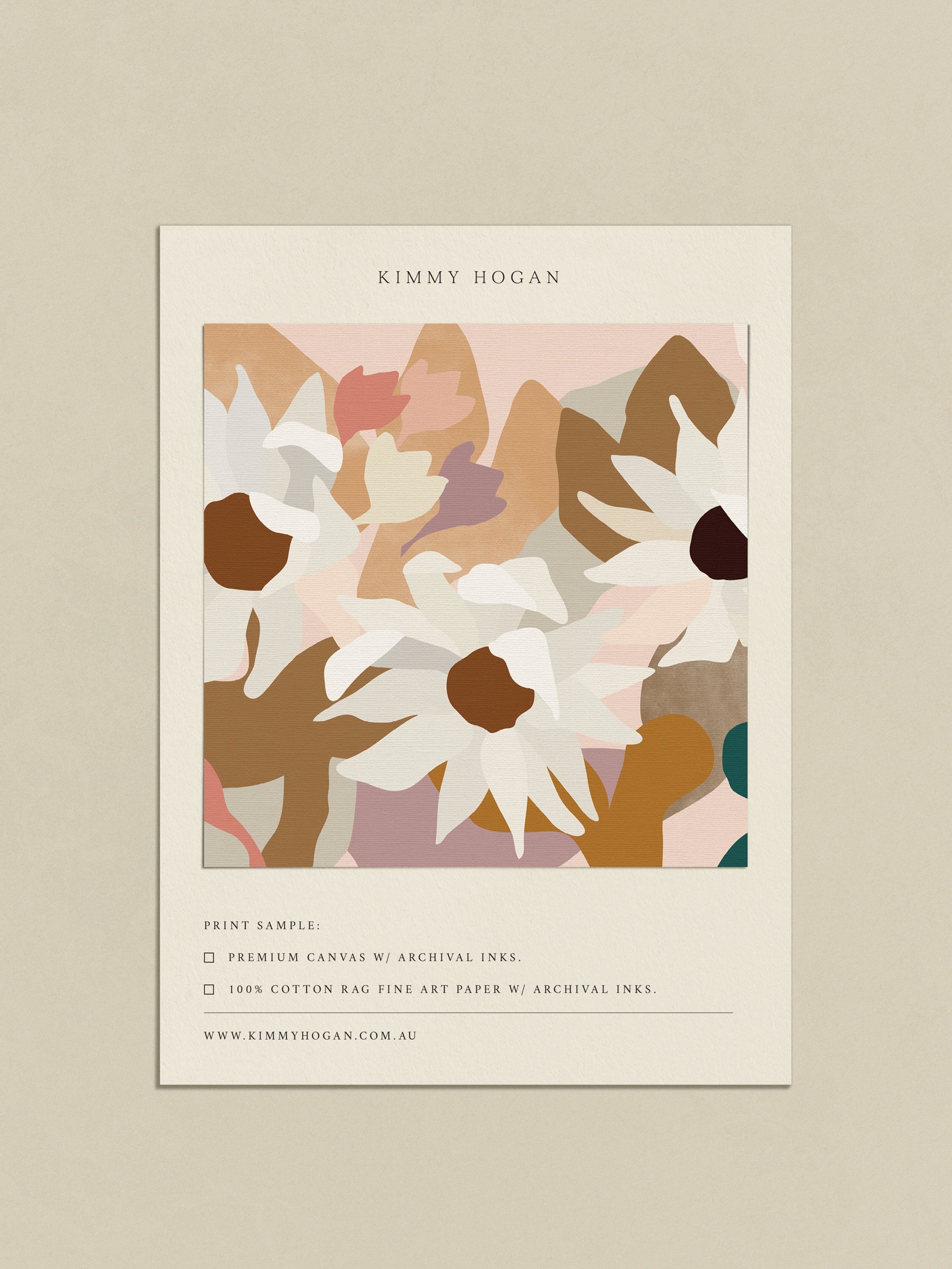 Artwork Sample: Paper Daisies VI.