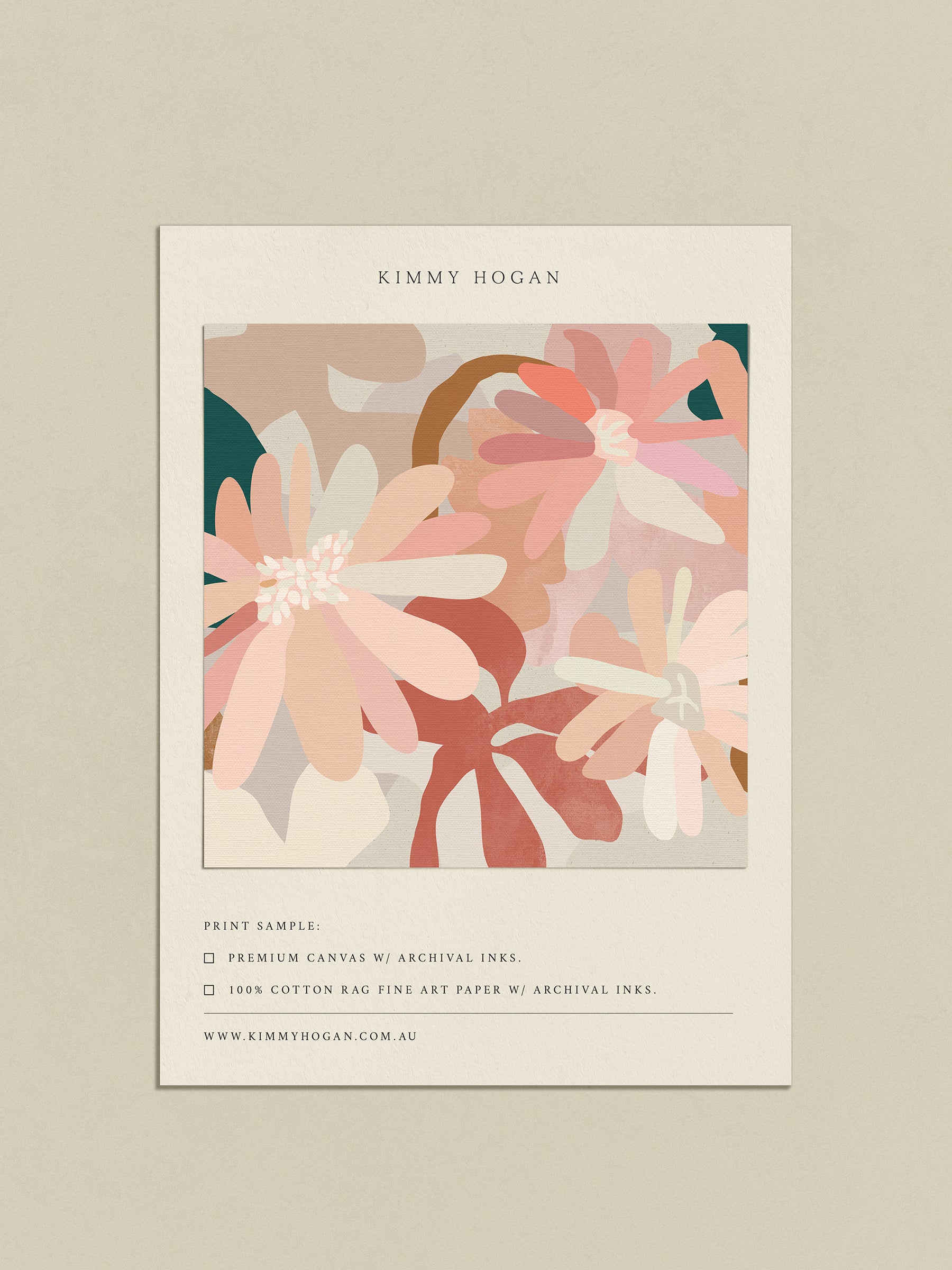 Artwork Sample: Flowerbed I