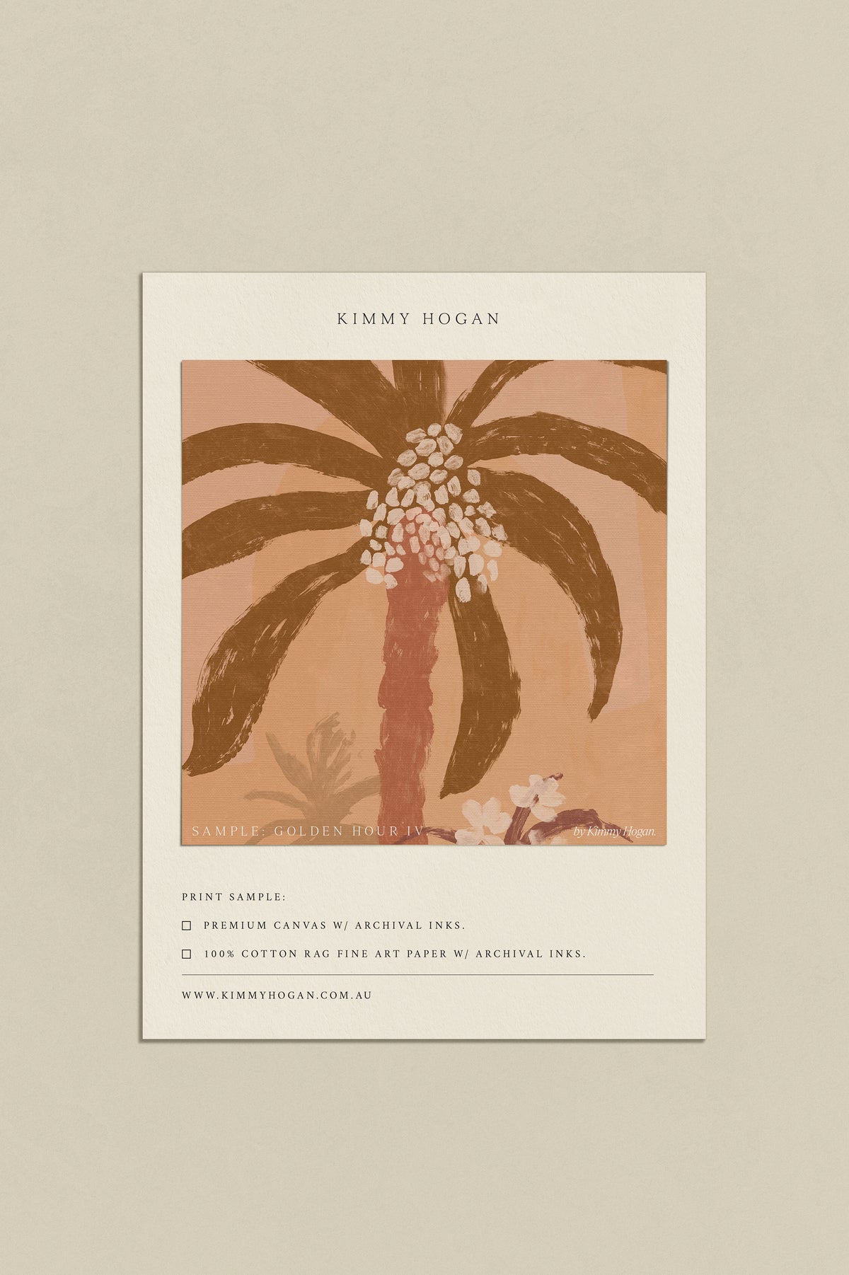 Artwork Sample: Golden Hour IV