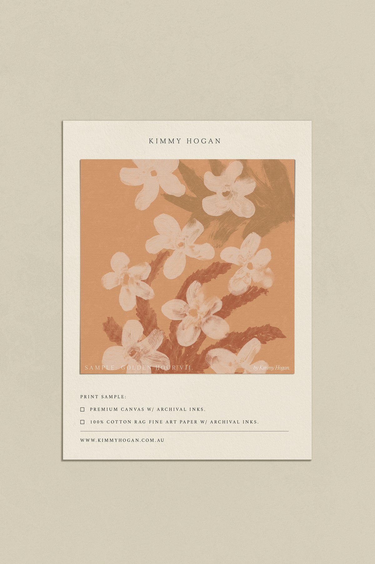 Artwork Sample: Golden Hour VII