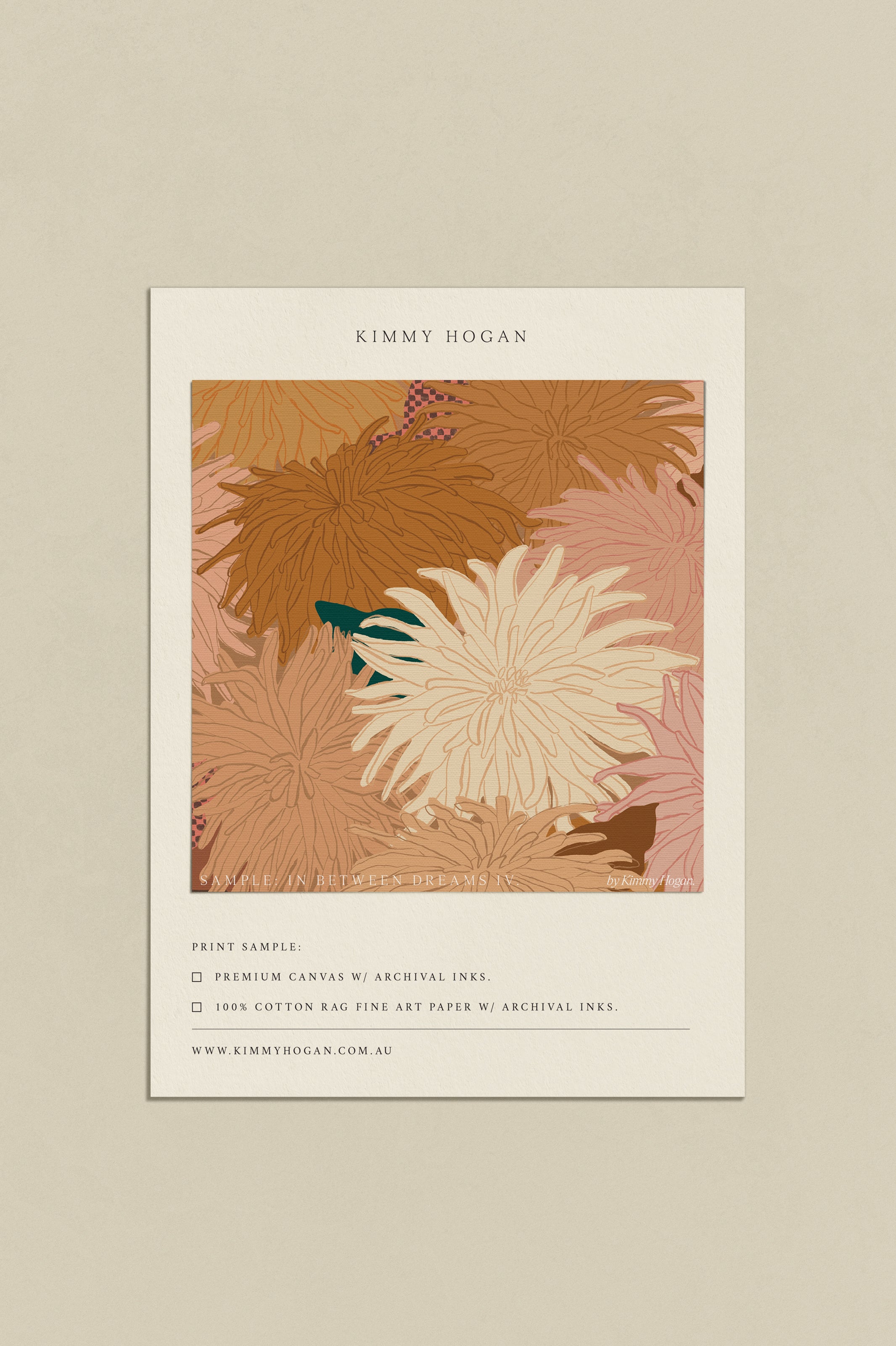 Artwork Sample: In Between Dreams IV