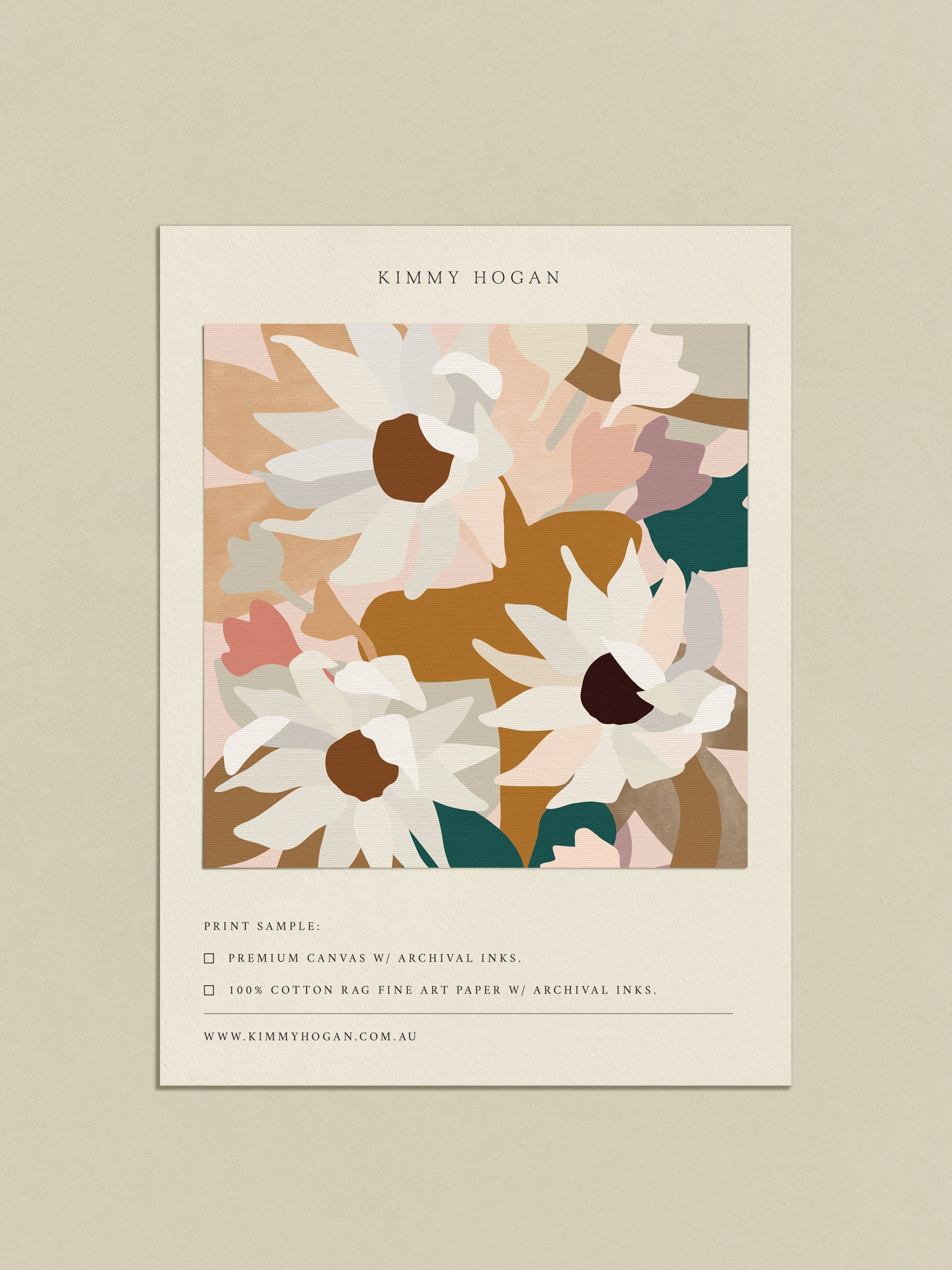 Artwork Sample: Paper Daisies V.