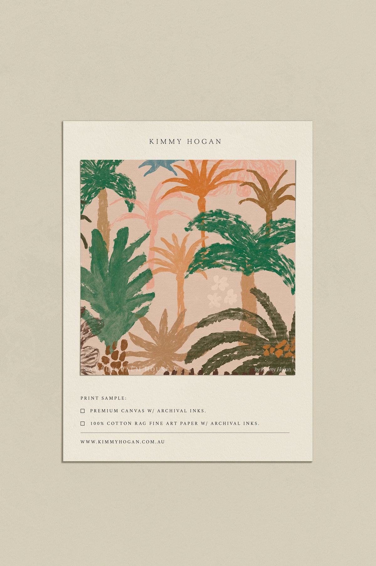 Artwork Sample: Palm House V