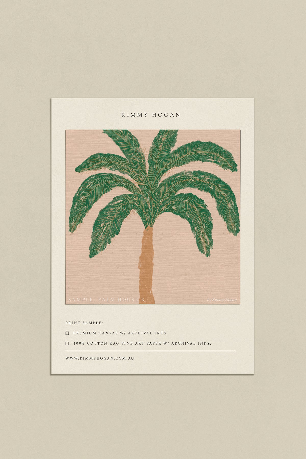 Artwork Sample: Palm House X