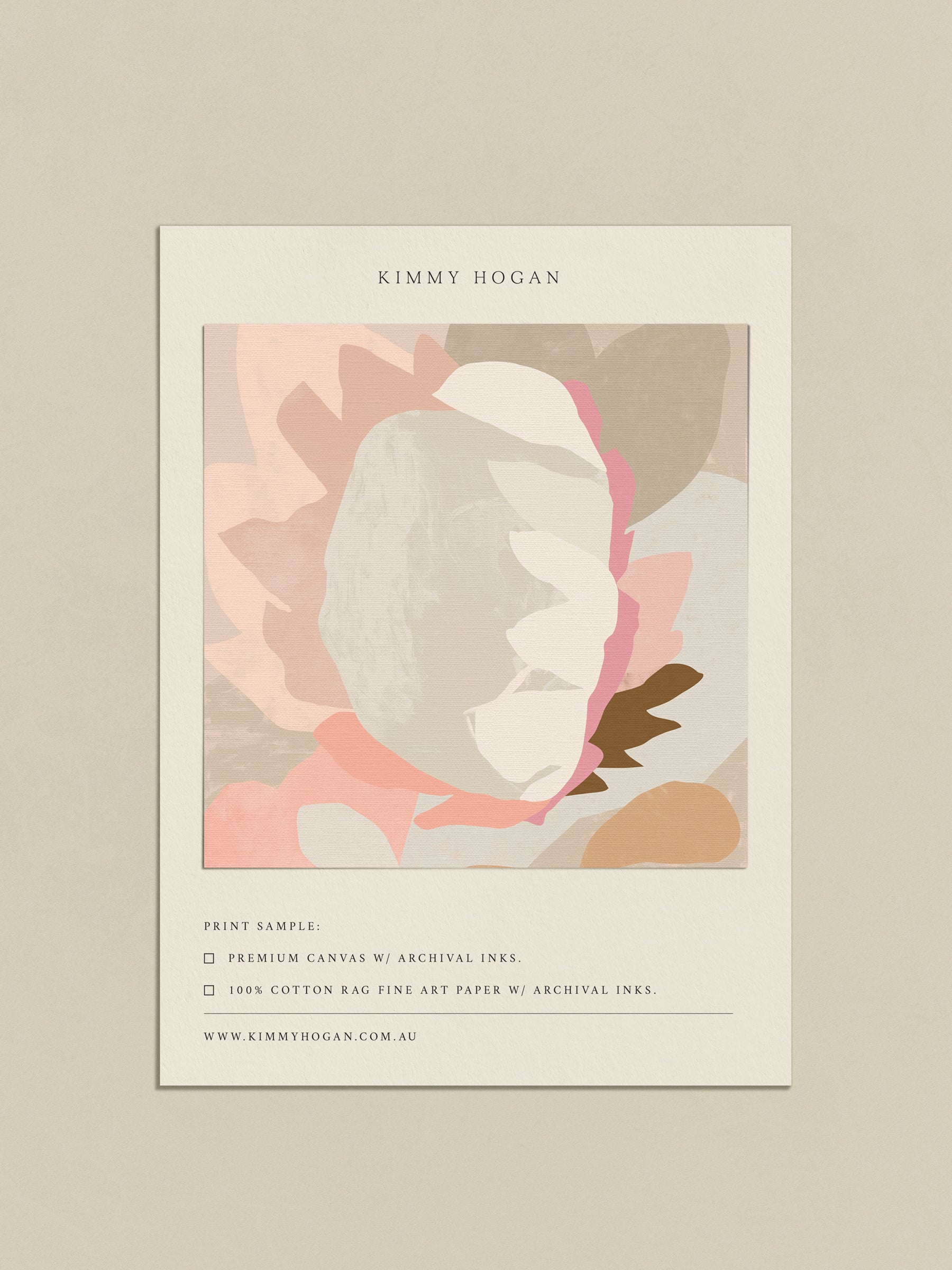 Artwork Sample: Rosa VI.