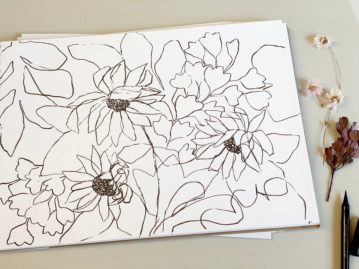 Kimmy Hogan Paper Daisies Sketch